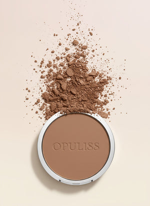 Dual Blend Powder Foundation Wet Or Dry Matte Finish For On The Go - Opuliss Beauty