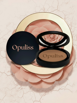 Dual Blend Powder Foundation Wet Or Dry Matte Finish For On The Go - Opuliss Beauty