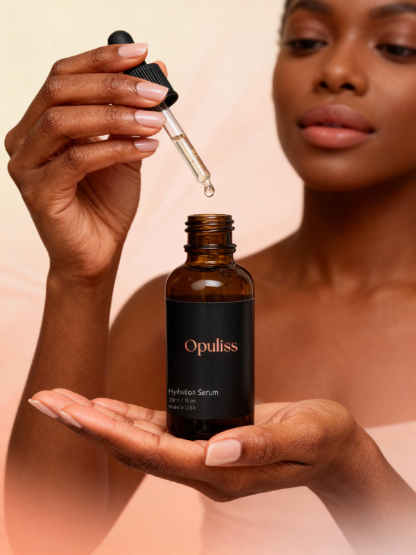 Hydration Serum For Dehydrated Skin Glycerin Non Greasy Deep Moisture