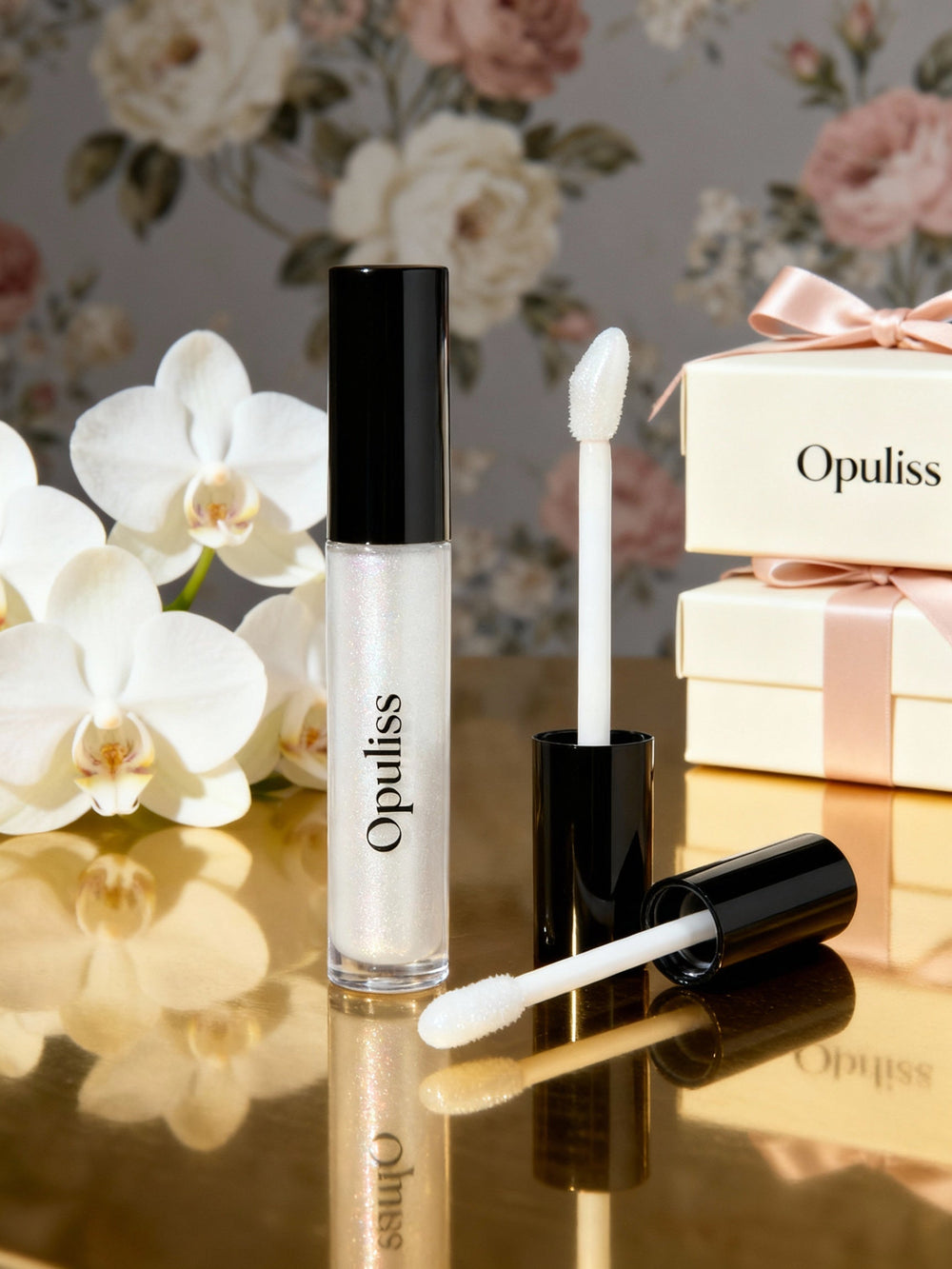 Lip Gloss Glamor Liquid for Fuller, Lasting Shine and Everyday Glam - Opuliss Beauty