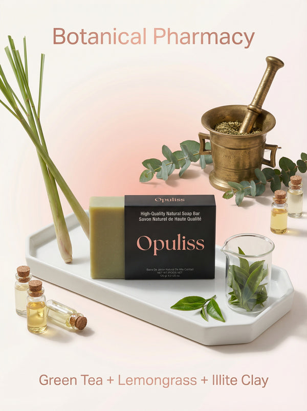 Green Tea Lemongrass Soap Detoxifies And Calms All Skin Types