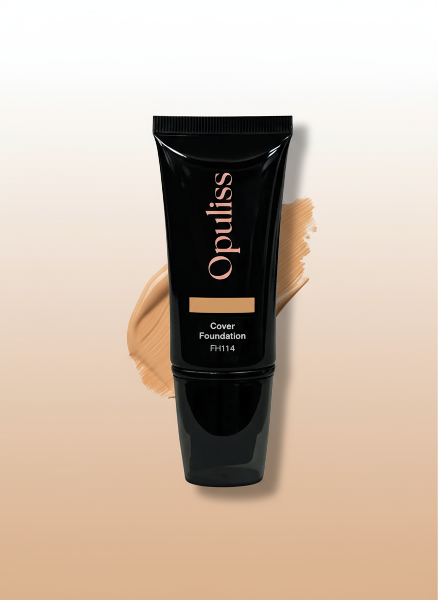 Full Coverage Foundation Honey Long Wearing Silk Blend All Skin Tones - Opuliss Beauty