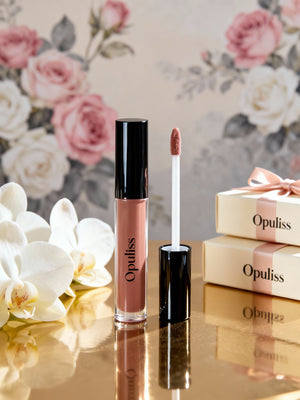 Lip Gloss Liquid For Fuller Lips High Impact Long Wearing Shine - Opuliss Beauty