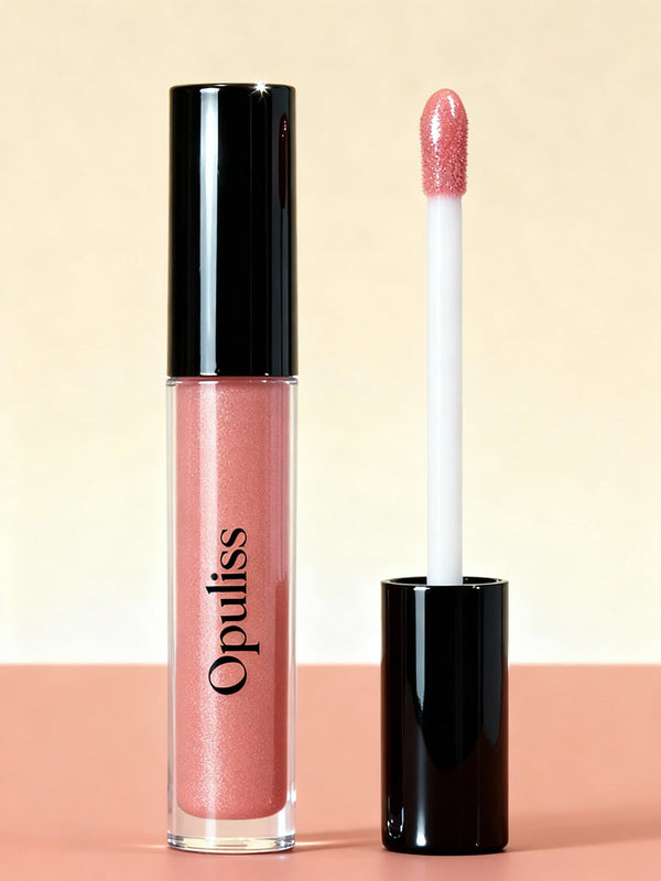 Lip Gloss Liquid Mahogany Fuller Lips Illuminating Shine Everyday Glam - Opuliss Beauty
