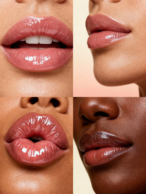 Lip Gloss Liquid Mahogany Fuller Lips Illuminating Shine Everyday Glam - Opuliss Beauty