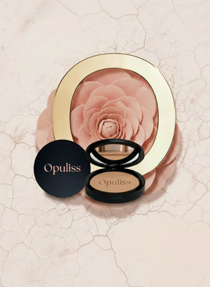 Dual Blend Powder Foundation Matte Finish Adjustable Coverage For All - Opuliss Beauty