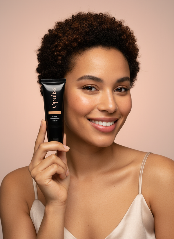 Full Coverage Foundation Mellow Silk Finish Longwear For Skin Tones - Opuliss Beauty