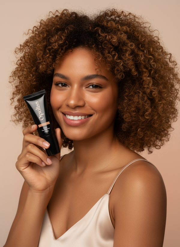 Full Coverage Foundation Mellow Silk Finish Longwear For Skin Tones - Opuliss Beauty
