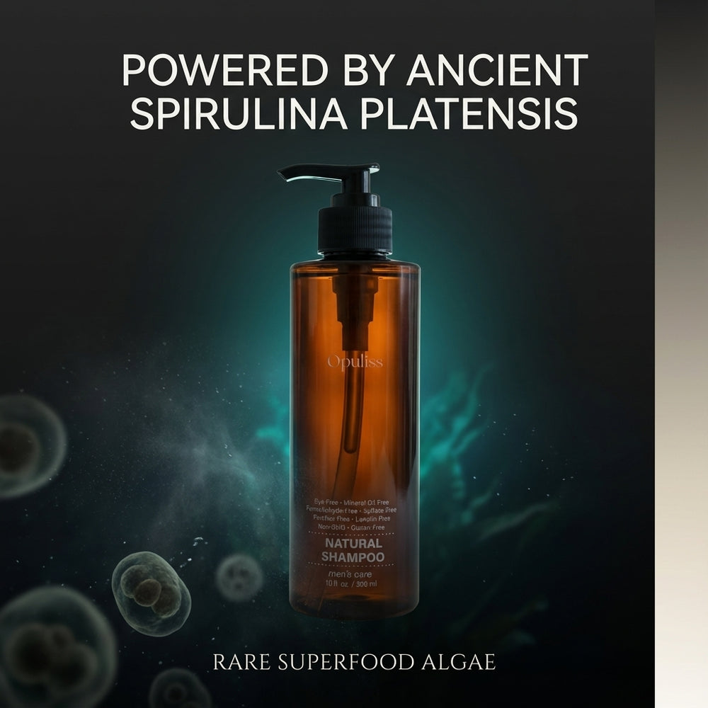 Men's Shampoo With Organic Extracts For Scalp Invigoration