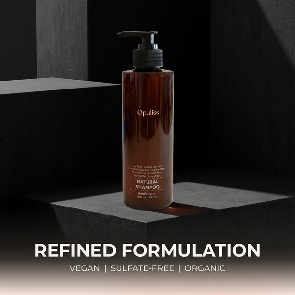 Men's Shampoo With Organic Extracts For Scalp Invigoration