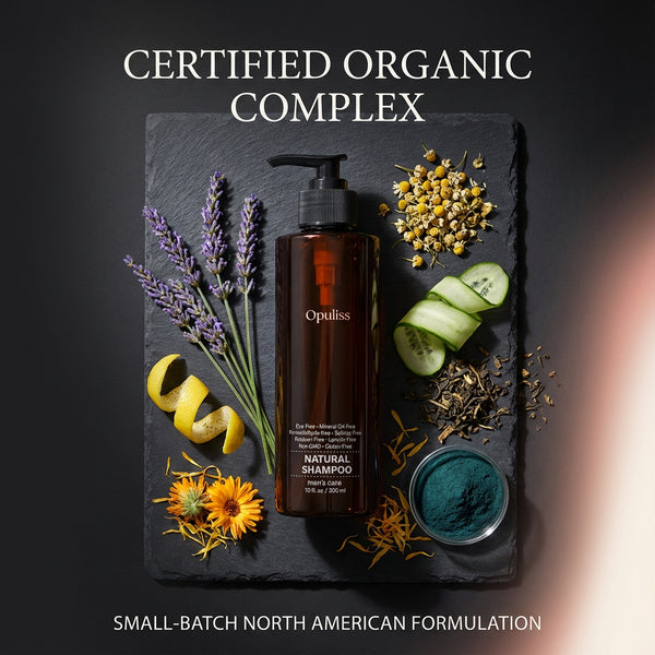 Men's Shampoo With Organic Extracts For Scalp Invigoration