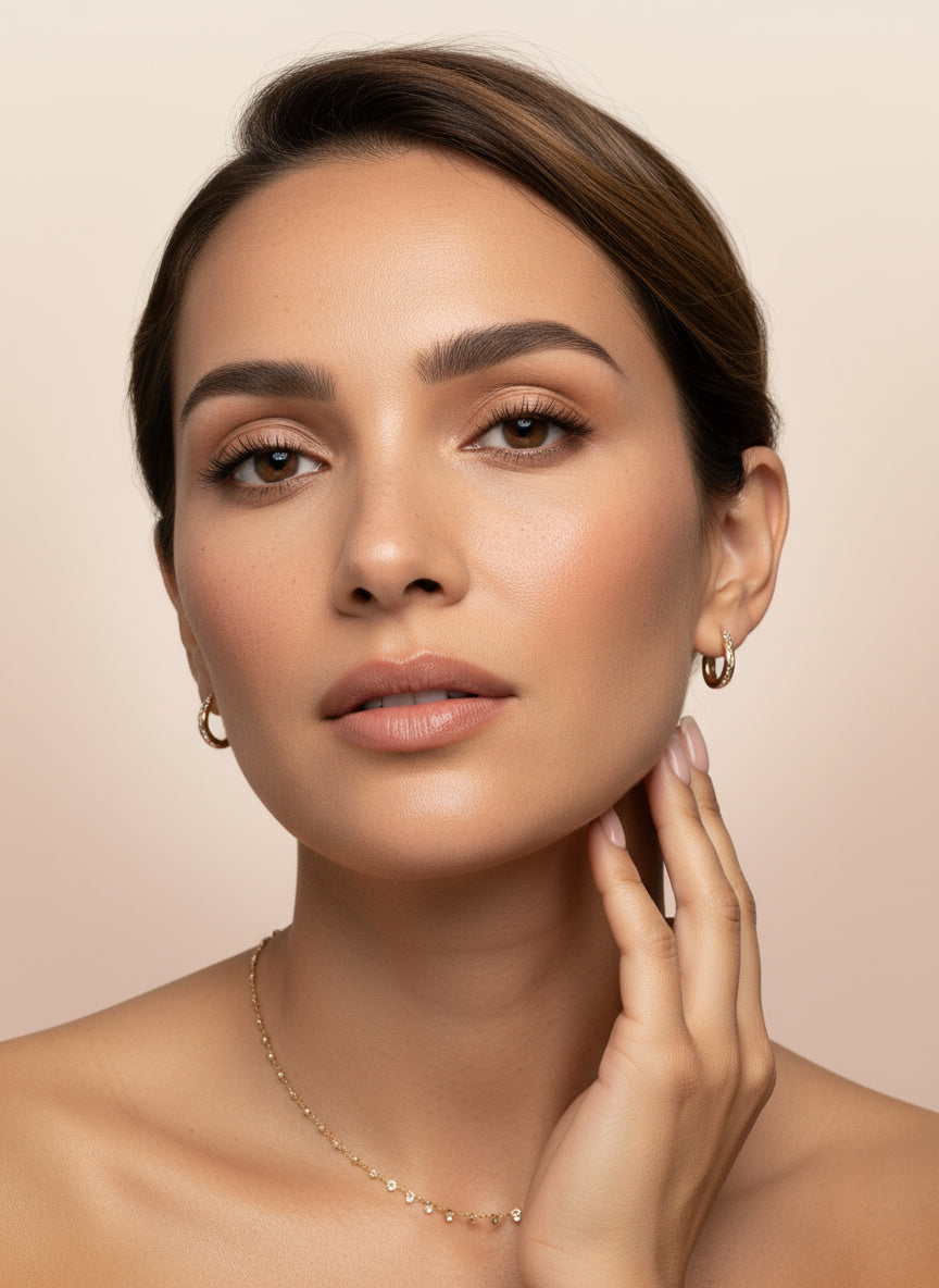 Opuliss Beauty Mesa Dual Blend Powder Foundation All Skin Types Matte Finish