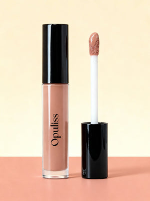 Lip Gloss Nude High Shine Fuller Lips Long Lasting Day Night Wear - Opuliss Beauty
