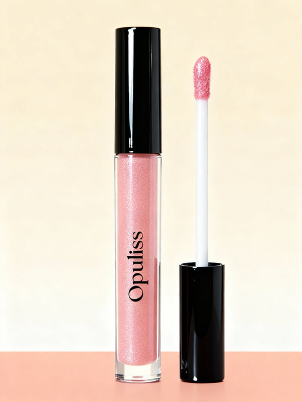 Lip Gloss Liquid Pearl High Impact Fuller Lips Shine For Makeup Lovers - Opuliss Beauty