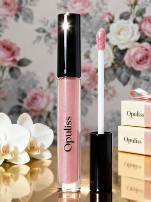 Lip Gloss Liquid Pearl High Impact Fuller Lips Shine For Makeup Lovers - Opuliss Beauty