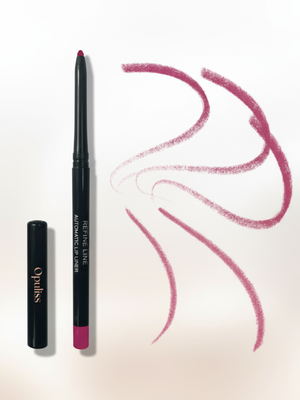 Opuliss Beauty Automatic Lip Liner Rosebud Retractable Creamy Long Wear Makeup Lovers | High-performance vegan cosmetic for professional finish and skin-first wear. | Texture and formulation detail.
