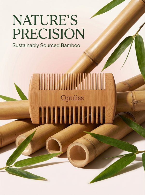 Pro Tools Men's Grooming Kit With Nylon Comb And Wooden Brush