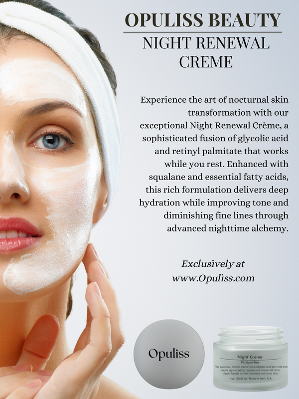 Night Renewal Creme All Skin Types Moisturizer Glycolic Acid Retinoids