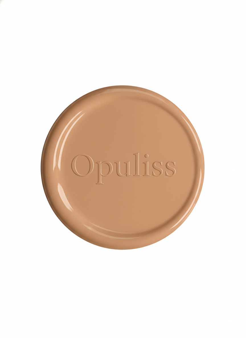 Foundation Caramel Buildable Medium Full Coverage Glow Pro - Opuliss Beauty