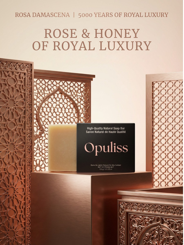 Rose And Honey Soap With Rosehip Extracts For All Skin Types Glow