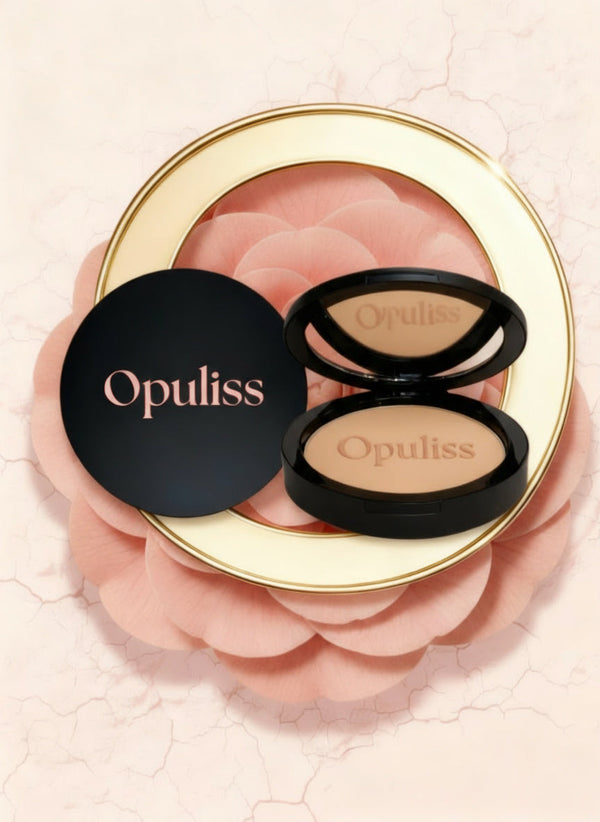 Dual Blend Powder Foundation Matte Buildable Coverage Women - Opuliss Beauty