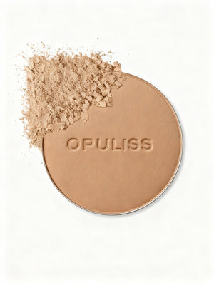 Dual Blend Powder Foundation Matte Buildable Coverage Women - Opuliss Beauty