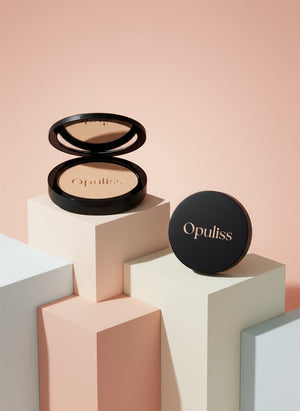 Dual Blend Powder Foundation Matte Buildable Coverage Women - Opuliss Beauty