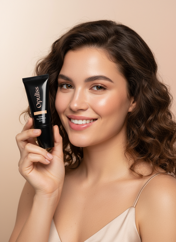 Full Coverage Foundation Seashell Long Wear All Skin Tones - Opuliss Beauty