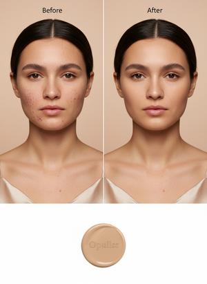 Full Coverage Foundation Seashell Long Wear All Skin Tones - Opuliss Beauty