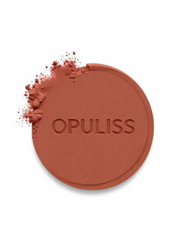 Talc Free Blush On The Go Silky Pressed Powder Natural Flush - Opuliss Beauty