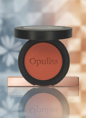 Talc Free Blush On The Go Silky Pressed Powder Natural Flush - Opuliss Beauty