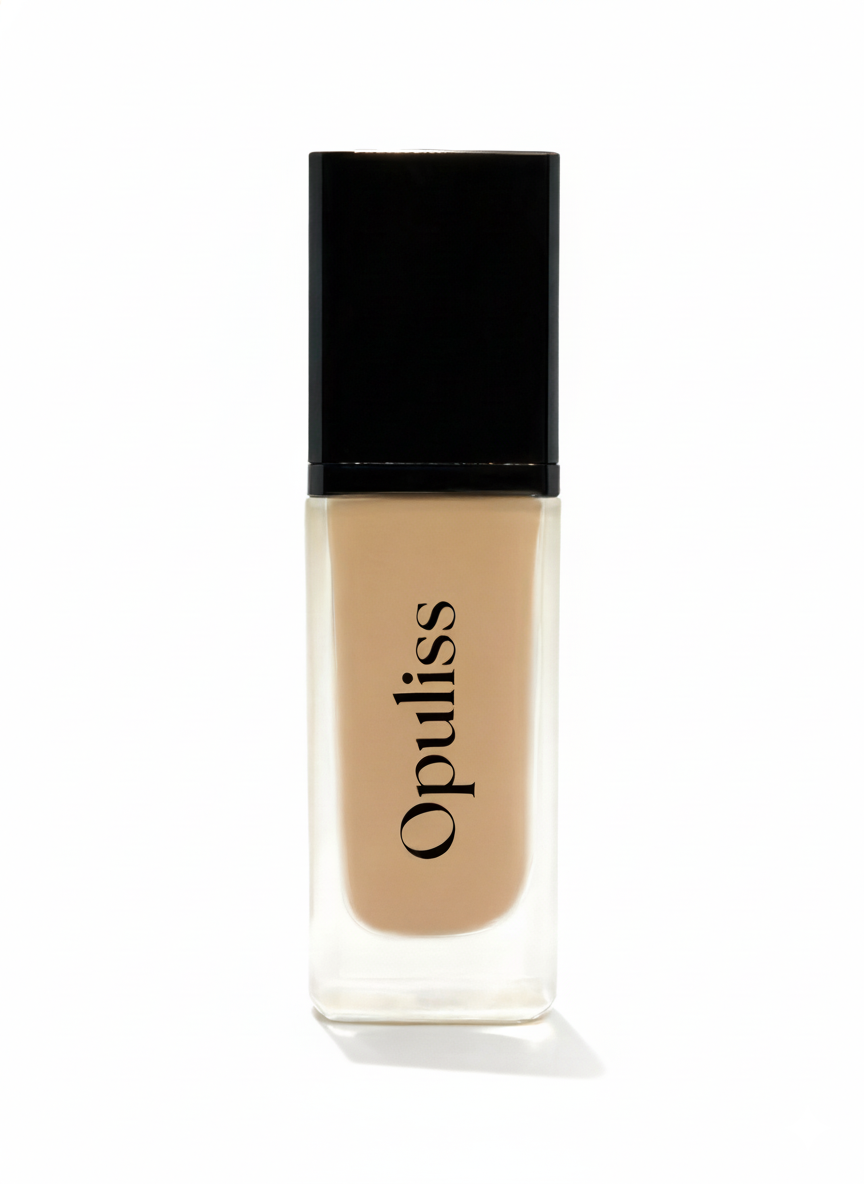 Foundation Spiced Honey Buildable Coverage Radiant Dewy Glow Everyday - Opuliss Beauty