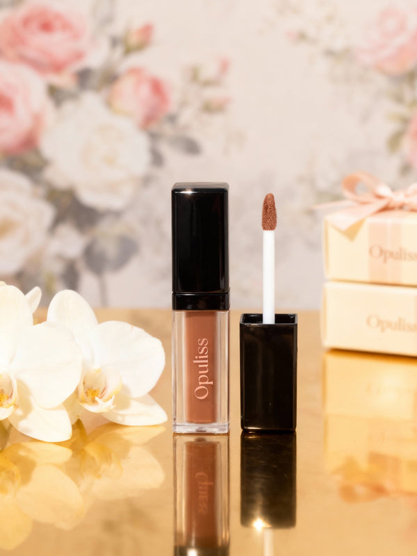 Matte Lip Stain Taupe Long Lasting Buildable Doe Applicator Busy Pros - Opuliss Beauty