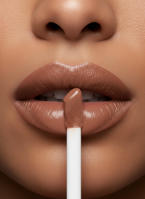 Matte Lip Stain Taupe Long Lasting Buildable Doe Applicator Busy Pros - Opuliss Beauty