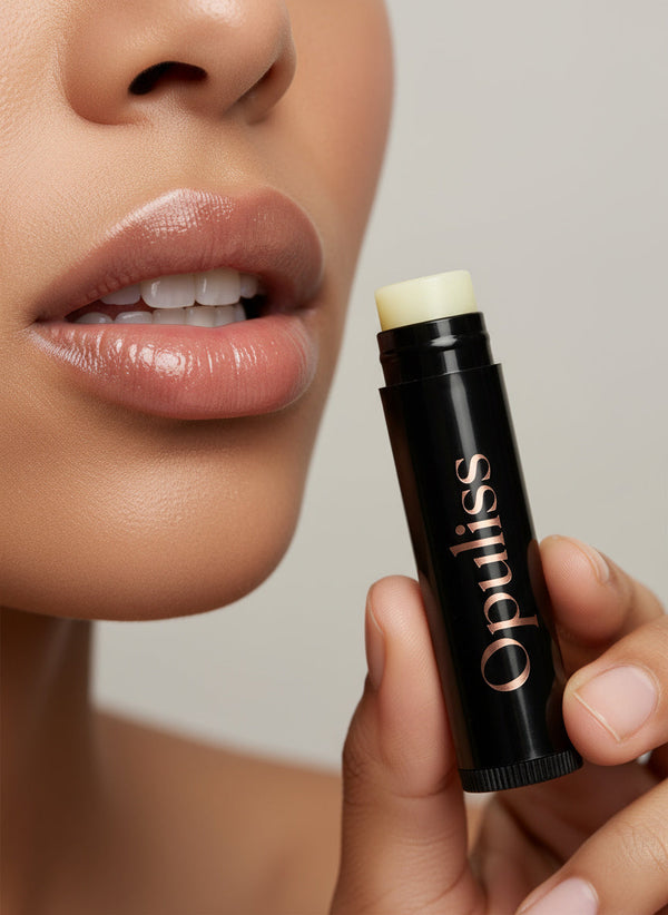 Vegan Lip Balm Unscented Plant Oils For Sensitive Lips Moisture - Opuliss Beauty