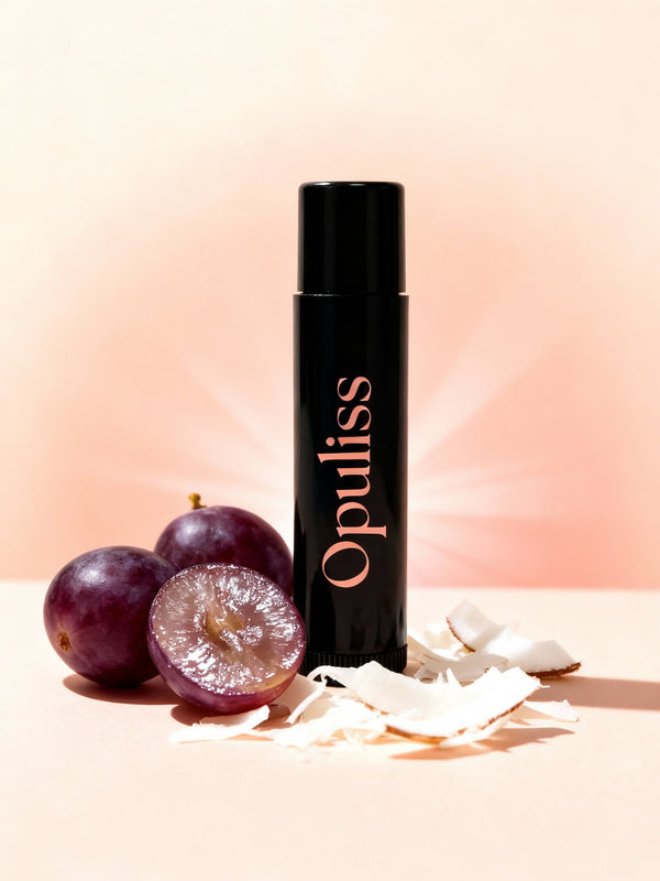Vegan Lip Balm Unscented Plant Oils For Sensitive Lips Moisture - Opuliss Beauty