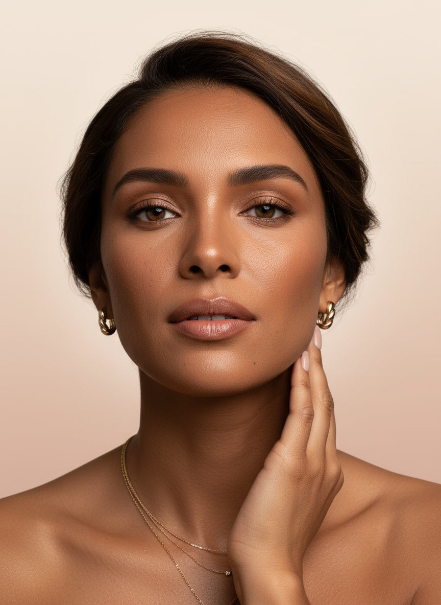 Opuliss Beauty Powder Foundation Buildable Coverage Walnut Matte For On The Go