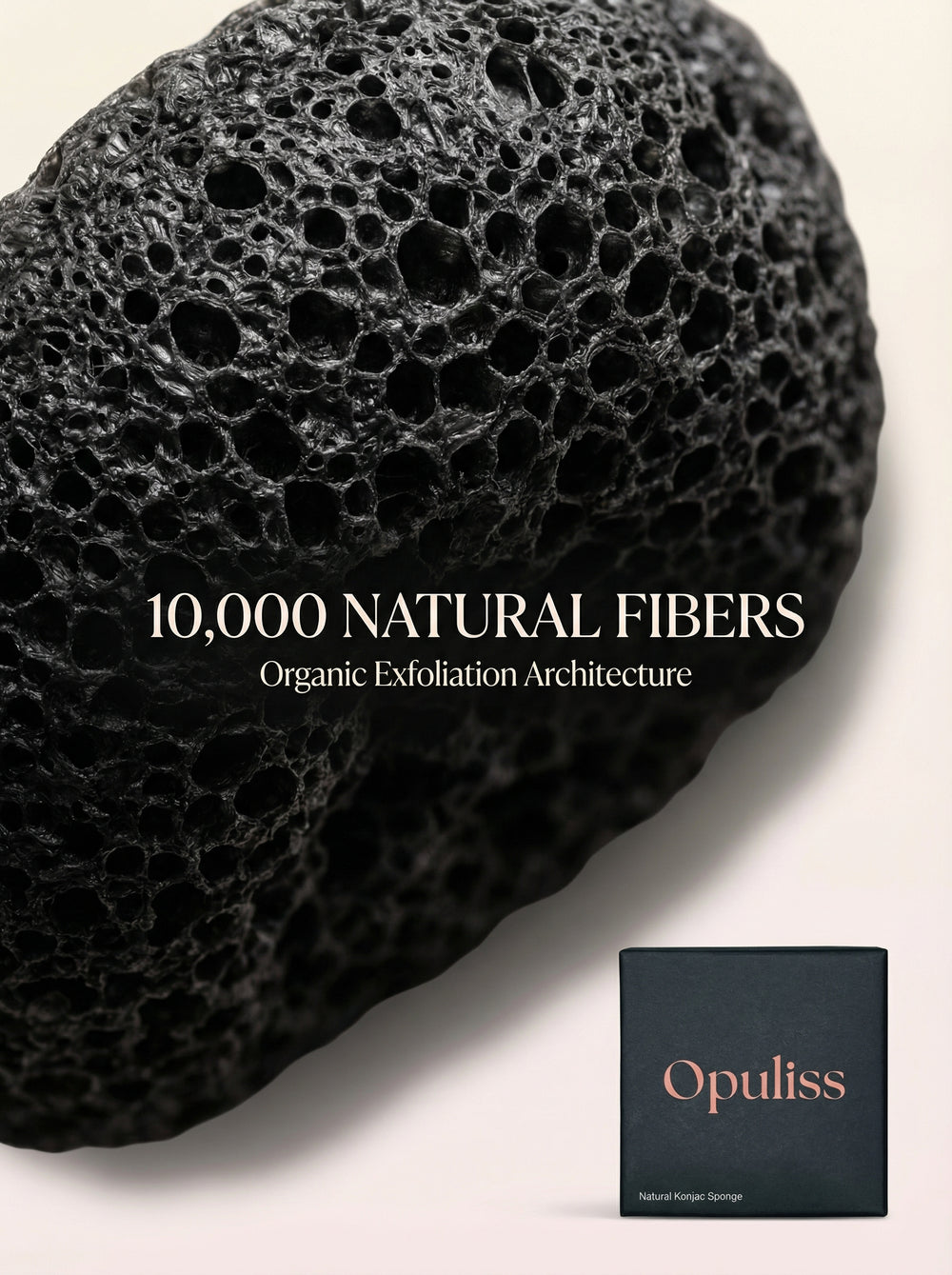 Natural Konjac Sponge Palm Sized Daily Exfoliation For All Skin Types