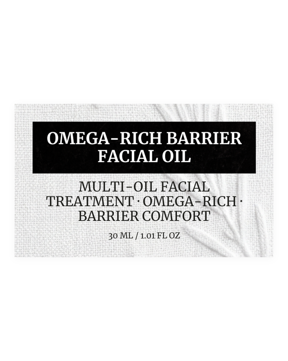 OMEGA-RICH BARRIER FACIAL OIL