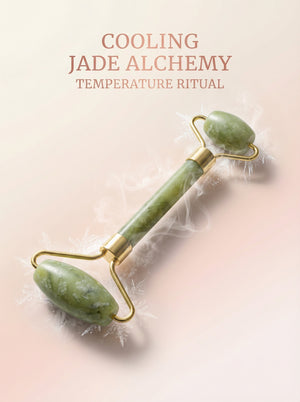 Jade Roller Skincare Enthusiasts Boosts Lymphatic Drainage Spa Glow