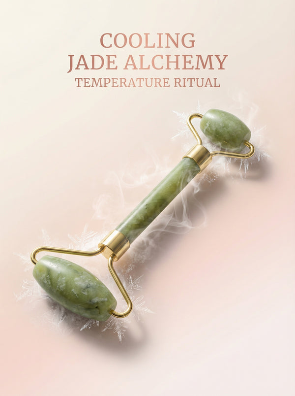 Jade Roller Skincare Enthusiasts Boosts Lymphatic Drainage Spa Glow