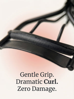 Pro Eyelash Curler Silicone Pad Pinch Free For All Eye Shapes