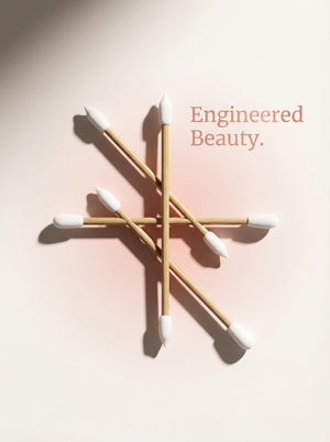 Reusable Makeup Swabs Silicone Dual Tips Bamboo Sticks Eco Conscious