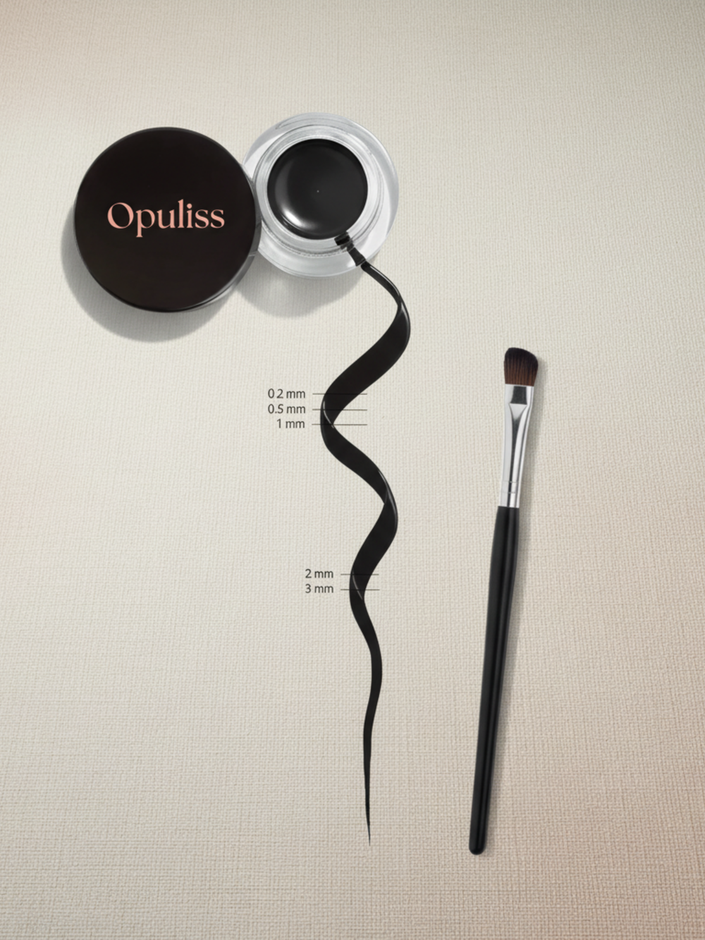 Gel Eyeliner Color Rich Black Long Lasting Precision Tip For Pros