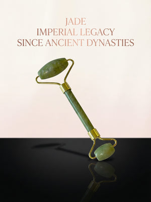 Jade Roller Skincare Enthusiasts Boosts Lymphatic Drainage Spa Glow