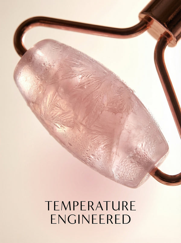 Rose Quartz Roller For All Skin Types Reduces Puffiness