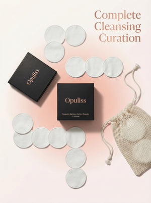 Reusable Bamboo Cotton Rounds Gentle Makeup Removal 12 Pack