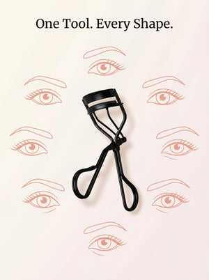 Pro Eyelash Curler Silicone Pad Pinch Free For All Eye Shapes