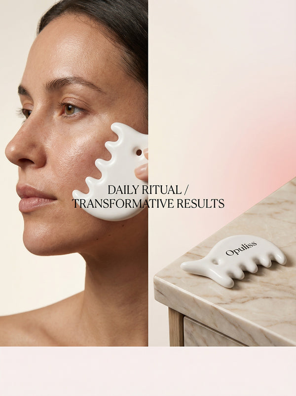 Sculpting Gua Sha Tool For Skincare Fans Handcrafted Boosts Blood Flow