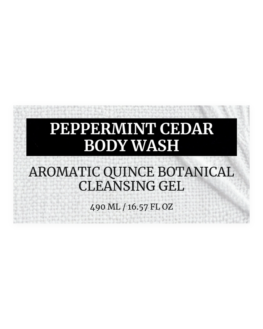 PEPPERMINT CEDAR BODY WASH